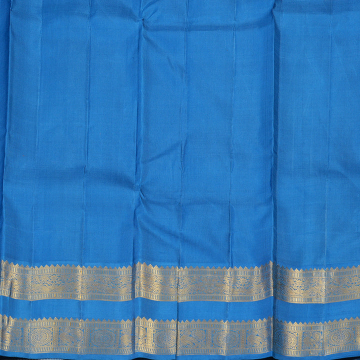 Hayagrivas Handloom Pure Kanjivaram Silk Saree in Tranquil Light Powder Blue HBE238F2-1