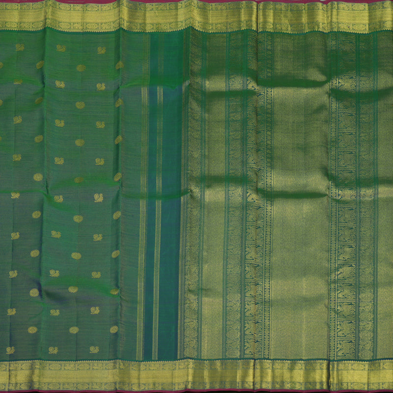 Hayagrivas Handloom Mayilkazhuthu Kanjivaram Silk Saree HBE270F1-1