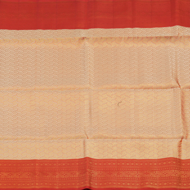 Hayagrivas Handloom Pure Soft Silk Saree in Splendid Sandal with Red HBE348G1-29
