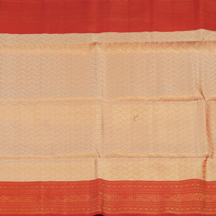Hayagrivas Handloom Pure Soft Silk Saree in Splendid Sandal with Red HBE348G1-29