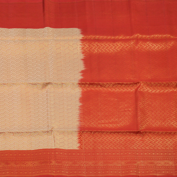 Hayagrivas Handloom Pure Soft Silk Saree in Splendid Sandal with Red HBE348G1-29
