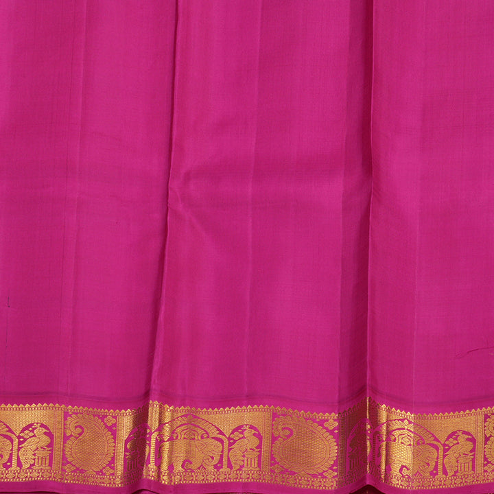 Hayagrivas Handloom Korvai Silk Saree in Navy Blue with Pink HBE357G17-1