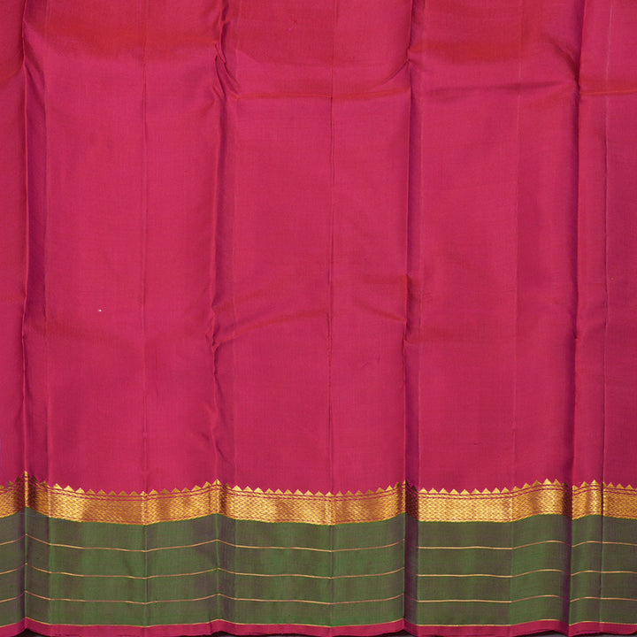 Hayagrivas Honey Mustard Handloom Kanjivaram Silk Saree with Mandhalir Border HBE4231A2-2