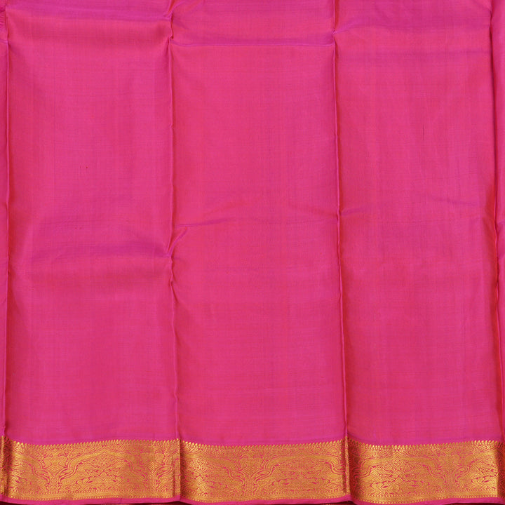 Hayagrivas Handloom Kanjivaram Silk Saree in Vivid Royal Blue HBE4369C4-1