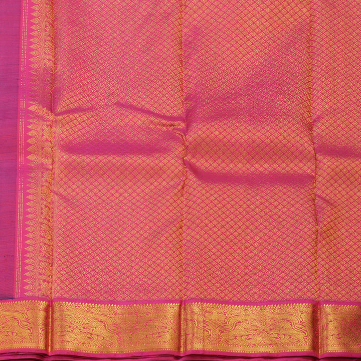 Hayagrivas Handloom Kanjivaram Silk Saree in Vivid Royal Blue HBE4369C4-1