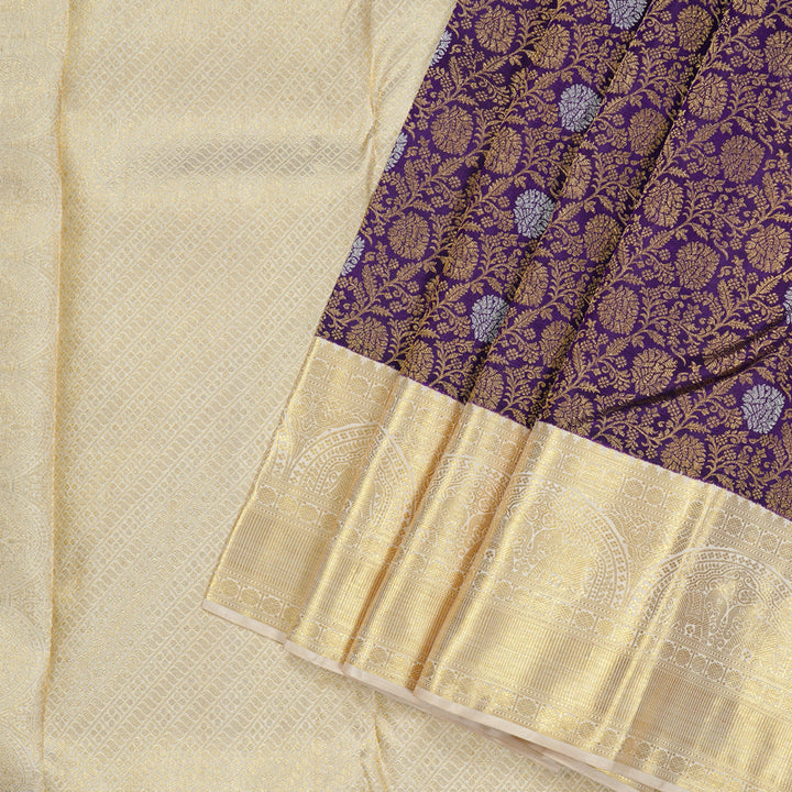 Hayagrivas Kanjivaram Silk Saree HBE4376C45-1