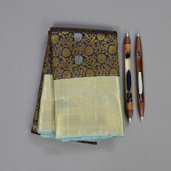 Hayagrivas Kanjivaram Silk Saree HBE4376C46-1