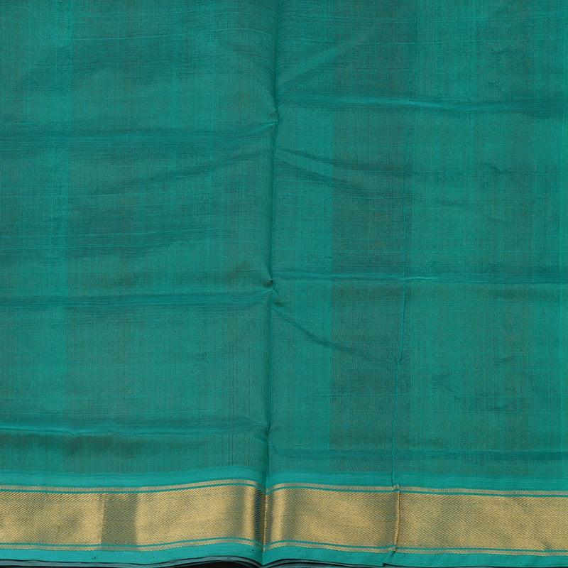 Hayagrivas Pure Silk Cotton Saree in Deep Red with Rama Green HBE440G1-2