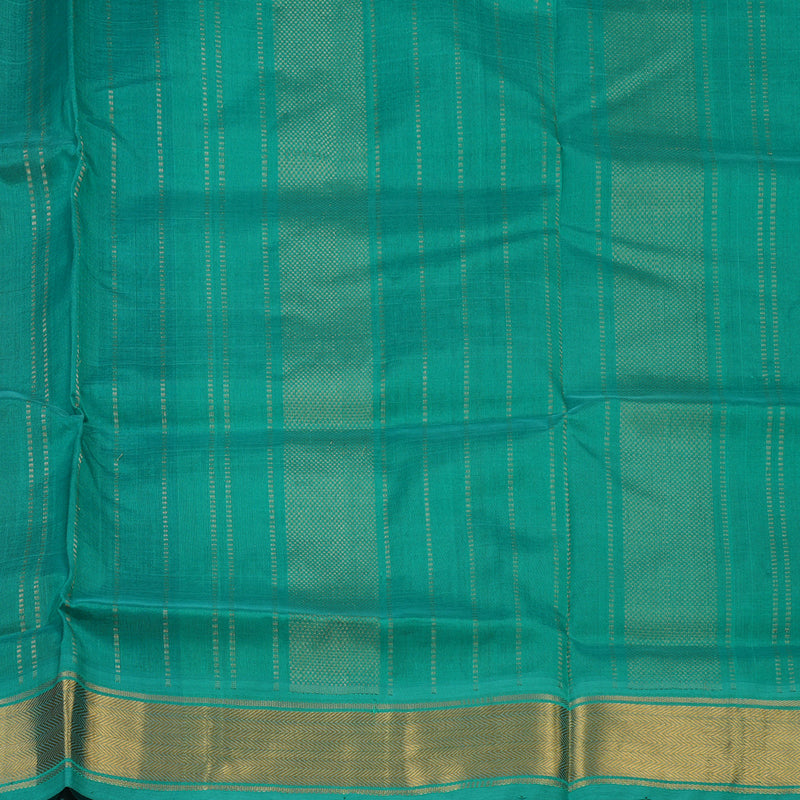 Hayagrivas Pure Silk Cotton Saree in Deep Red with Rama Green HBE440G1-2