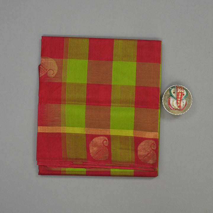 Hayagrivas Multicolour Silk Cotton Saree HBE462H1-19