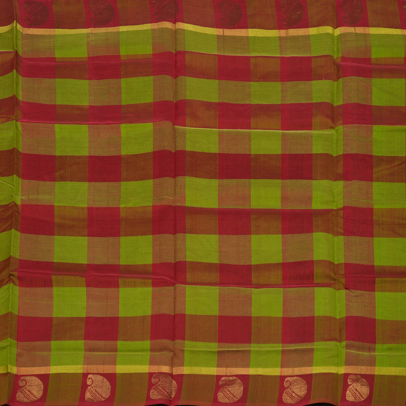 Hayagrivas Multicolour Silk Cotton Saree HBE462H1-19