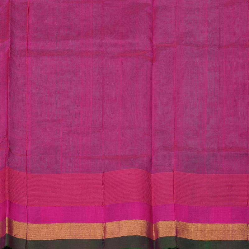 Hayagrivas Aqua Blue Pure Silk Cotton Saree with Multicolour Border HBE462H7-41