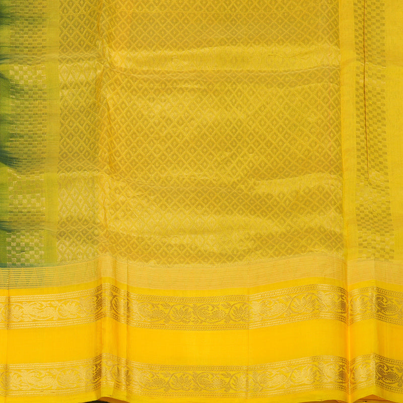 Hayagrivas Araku Maroon Pure Silk Cotton Saree with Yellow Border HBE462H7-5