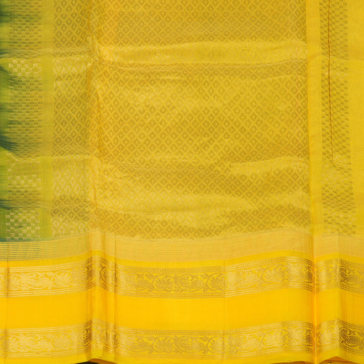 Hayagrivas Araku Maroon Pure Silk Cotton Saree with Yellow Border HBE462H7-5