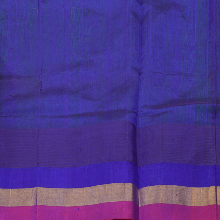 Hayagrivas Parrot Green Pure Silk Cotton Saree with Multicolour Border HBE462H7-56