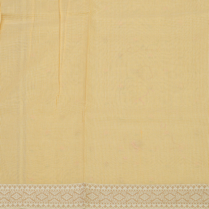 Hayagrivas Handloom Fancy Cotton Saree Buttery Yellow HBE82D4-6