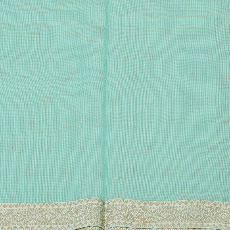 Hayagrivas Handloom Fancy Cotton Saree in Effortless Sky Blue HBE82D4-9
