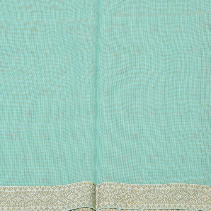 Hayagrivas Handloom Fancy Cotton Saree in Effortless Sky Blue HBE82D4-9