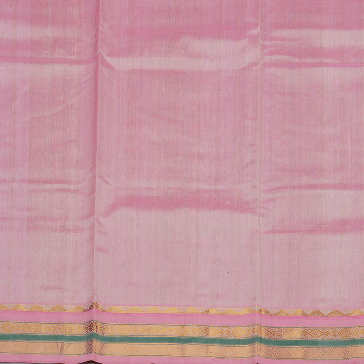 Hayagrivas Parrot Green Pure Printed Silk Cotton Saree HBE839J10-9