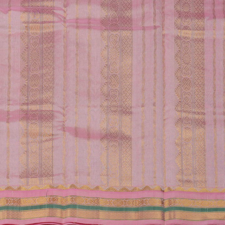 Hayagrivas Parrot Green Pure Printed Silk Cotton Saree HBE839J10-9