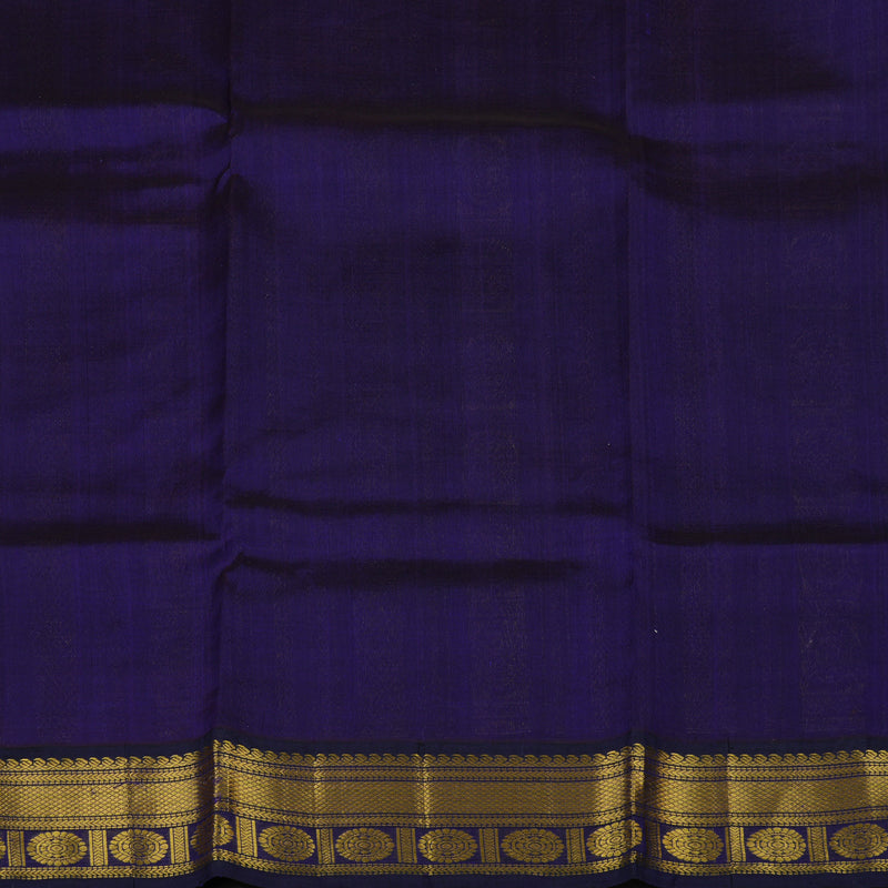 Hayagrivas Lime Yellow Pure Printed Silk Cotton Saree HBE839J11-6