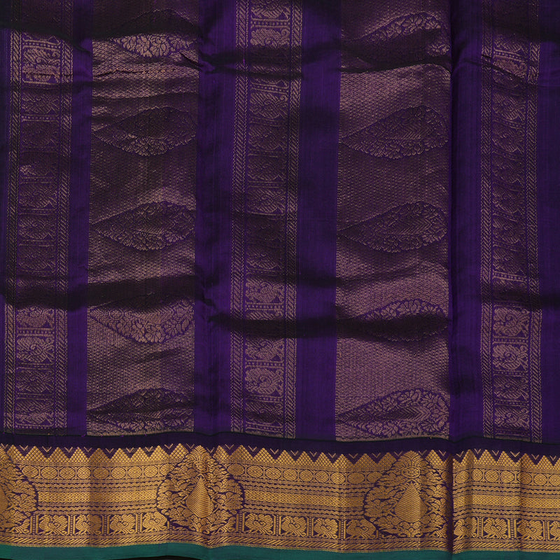 Hayagrivas Parrot Green Pure Printed Silk Cotton Saree HBE839J11-7