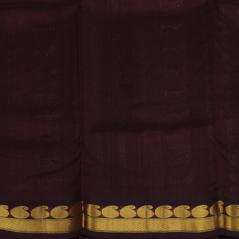 Hayagrivas Bright Orangish Pink Pure Printed Silk Cotton Saree HBE839J12-2