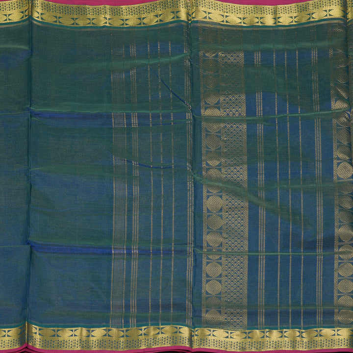 Hayagrivas Mayilkazhuthu Ten Yards Pure Silk Cotton Saree HBE839J3-1