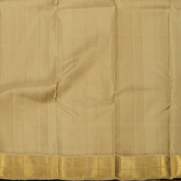 Hayagrivas Handloom Powder Blue Kanjivaram Silk Saree with Golden Beige Border HBE869J1-1
