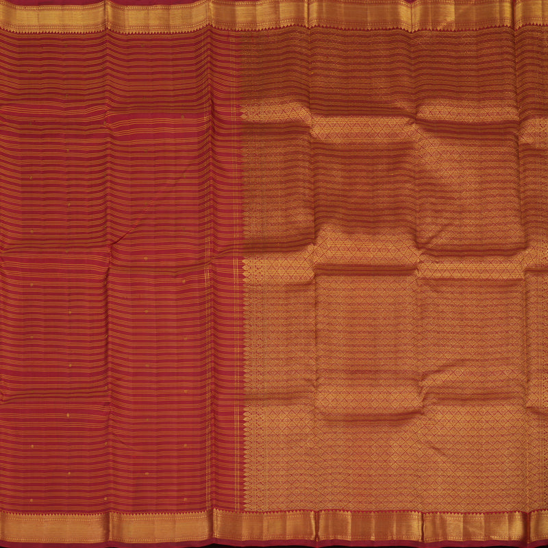 Hayagrivas Handloom Maroon Kanjivaram Silk Saree HBE870J3-1