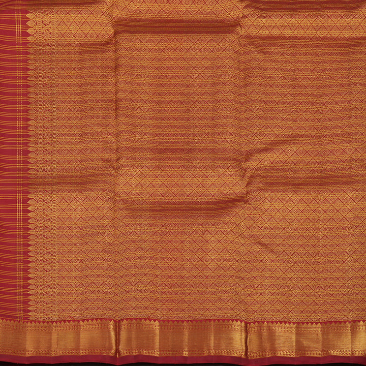 Hayagrivas Handloom Maroon Kanjivaram Silk Saree HBE870J3-1