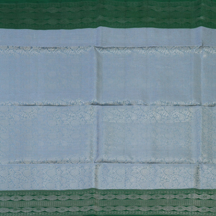 Hayagrivas Silver Grey Pure Soft Silk Saree HBE894K1-9