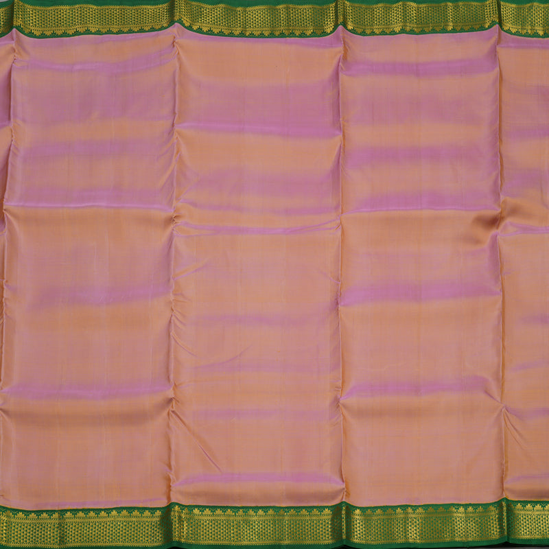 Hayagrivas Handloom Dual Tone (Pink & Yellow) Kanjivaram Ten Yards Silk Saree HBE924K5-1