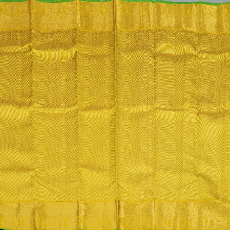 Hayagrivas Handloom Yellow Kanjivaram Silk Saree HBE924K6-2