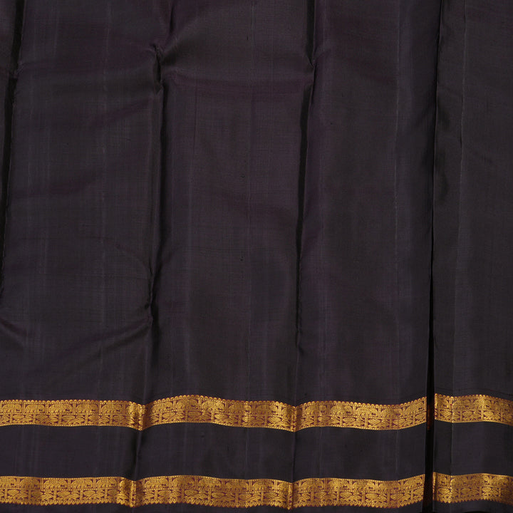 Hayagrivas Handloom Purple Kanjivaram Silk Saree with Deep Snuff border HBE939K10-1