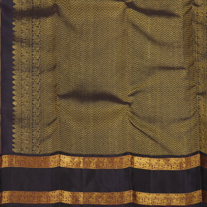 Hayagrivas Handloom Purple Kanjivaram Silk Saree with Deep Snuff border HBE939K10-1