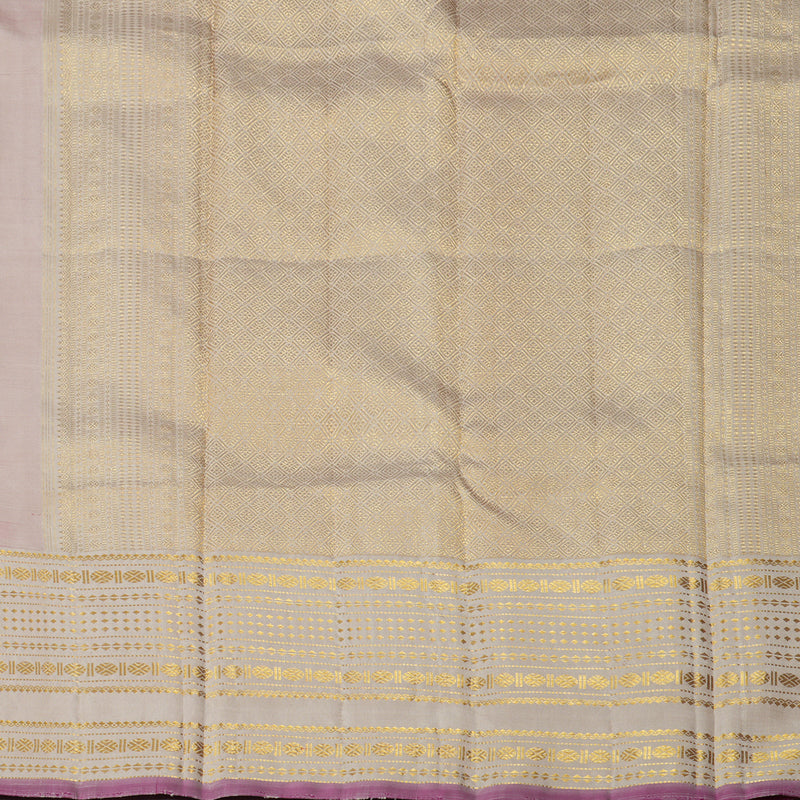 Hayagrivas Handloom Onion Pink Kanjivaram Silk Saree HBF101D1-1