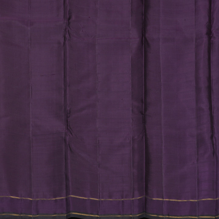 Hayagrivas Handloom Vadamalli Purple Kanjivaram Silk Saree with Nagapazham Border HBF1473J4-1