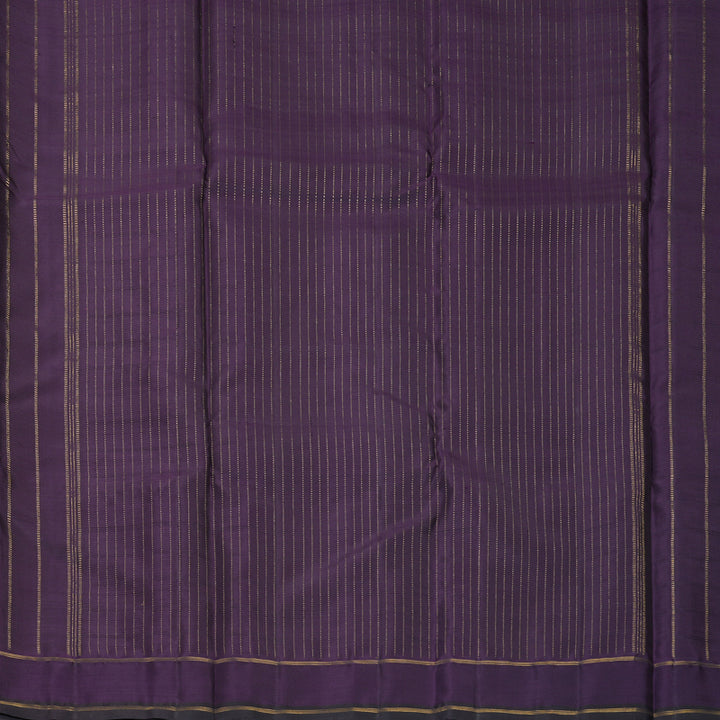 Hayagrivas Handloom Vadamalli Purple Kanjivaram Silk Saree with Nagapazham Border HBF1473J4-1