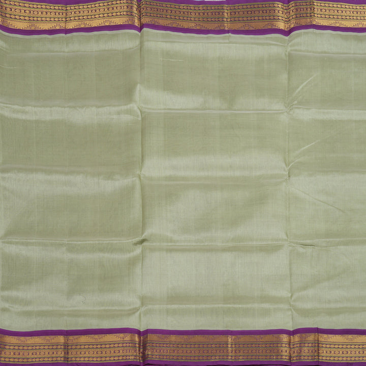 Hayagrivas Pista Green Pure Silk Cotton Saree HBF42D2-5