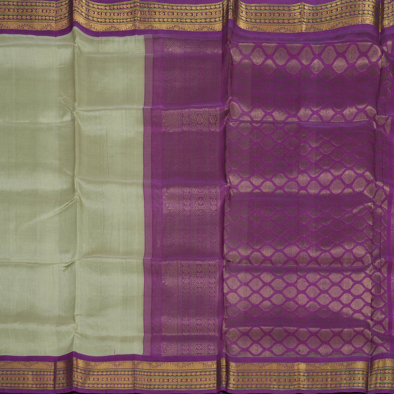 Hayagrivas Pista Green Pure Silk Cotton Saree HBF42D2-5