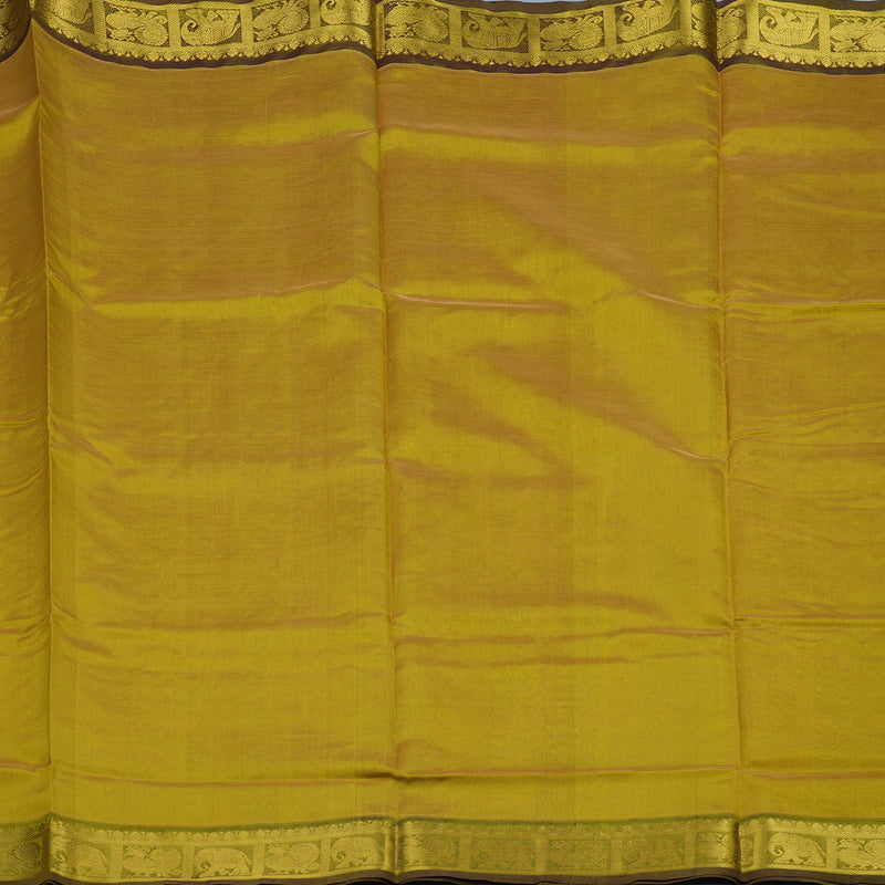Hayagrivas Gold Pure Silk Cotton Saree HBF42D8-2