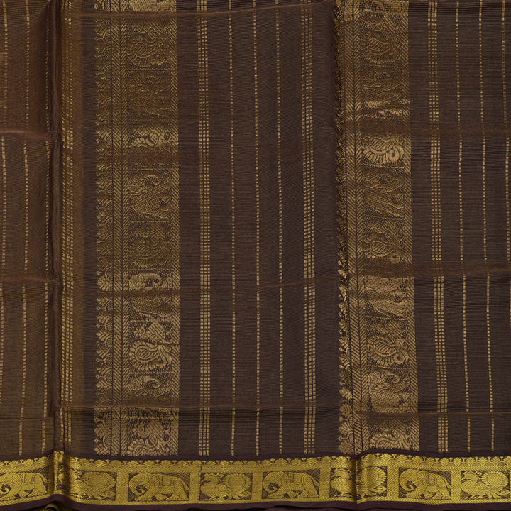 Hayagrivas Gold Pure Silk Cotton Saree HBF42D8-2