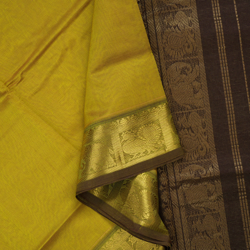 Hayagrivas Gold Pure Silk Cotton Saree HBF42D8-2