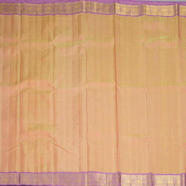 Hayagrivas Handloom Sandal Kanjivaram Silk Saree with Lavender Border HBF461F3-2