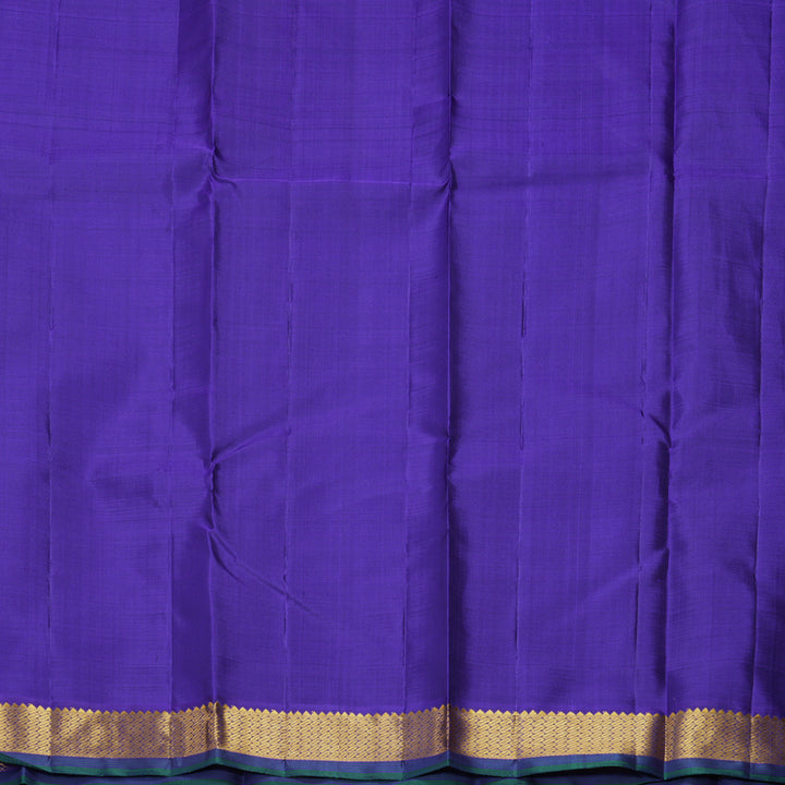 Hayagrivas Handloom Teal Green Kanjivaram Silk Saree HBF465F1-7