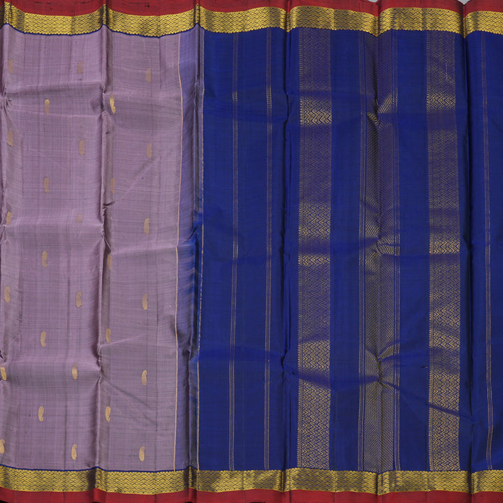 Hayagrivas Handloom Mauve Kanjivaram Silk Saree HBF98D1-20