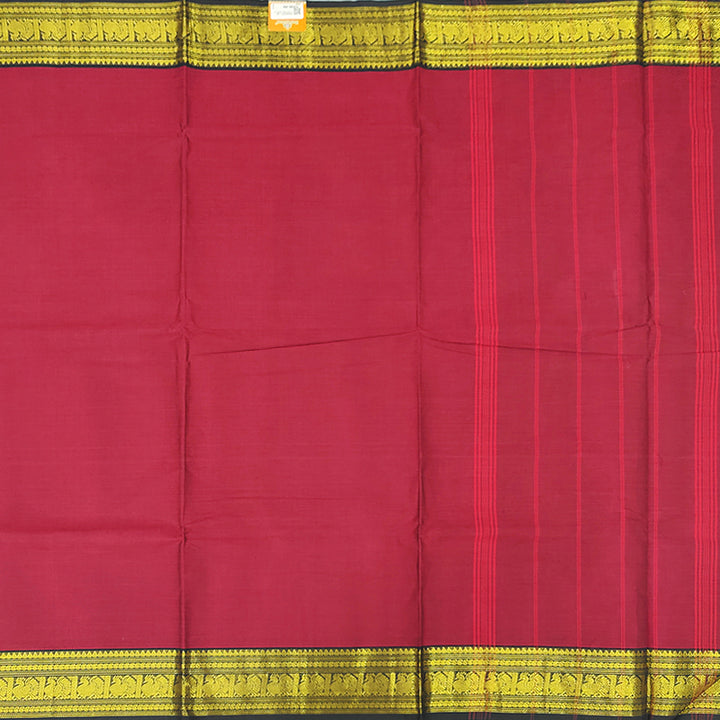 Hayagrivas Maroon Handloom Chettinad Cotton Saree SSKBF87F1-68