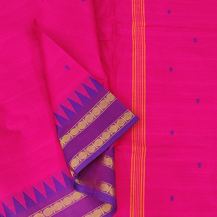 Hayagrivas Rose Pink Handloom Chettinad Cotton Saree SSKBF86F1-102