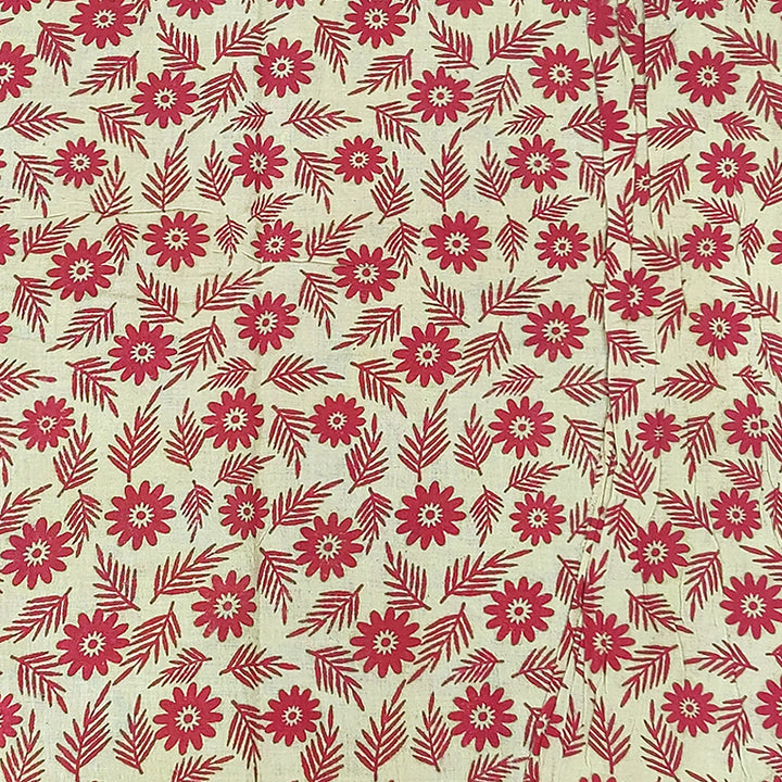 Hayagrivas Mustard Kalamkari Cotton Saree SSCBF15D10-14